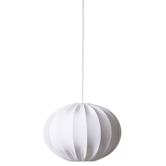 Boll 40cm bomull taklampa (Vit)