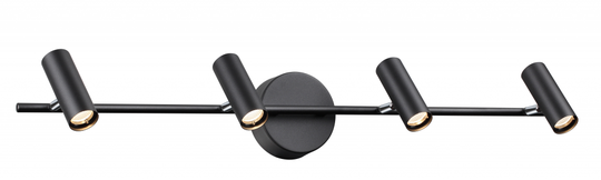Athena 4 LED dimbar (Svart)