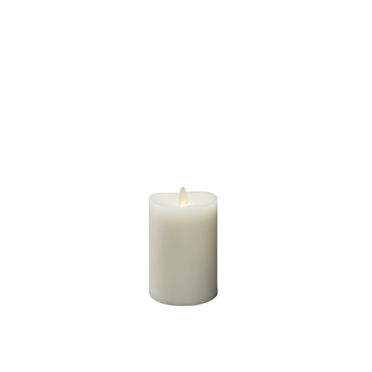 Vaxljus 7,6x14 cm LED (Gräddvit)