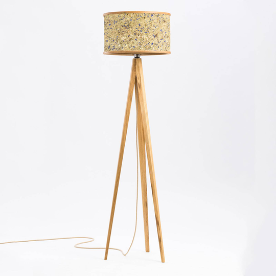 ALMUT 2610 golvlampa, hö med blåklint