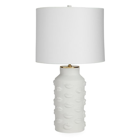 Gala Lips Bordslampa Vit