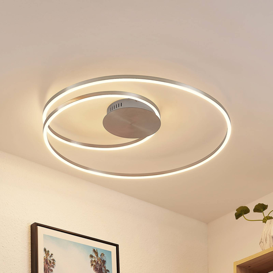 Lindby Imus LED-taklampa, dimbar, Ø 68 cm