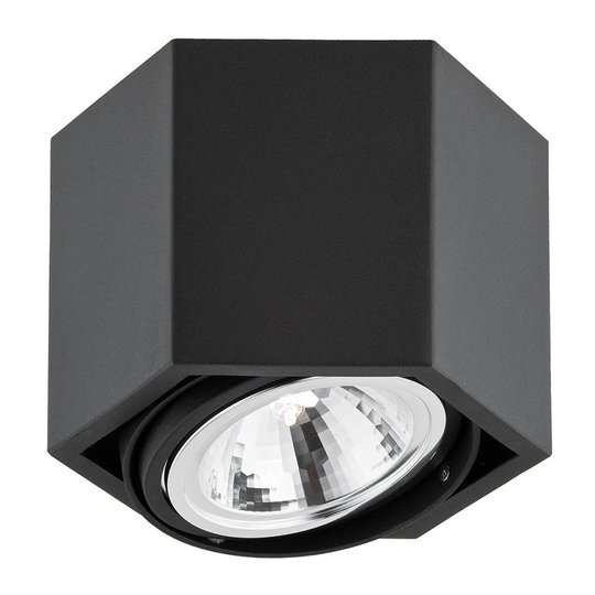 Takspotlight Elvas lutbar 1 lampa svart