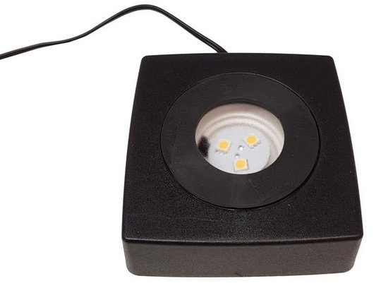 Ljussockel SP90 LED (Svart)