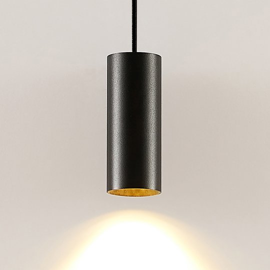 Arcchio Ejona pendellampa, höjd 15 cm, svart