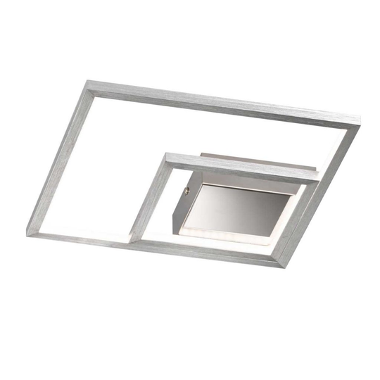 Manas plafond (Borstad aluminium)