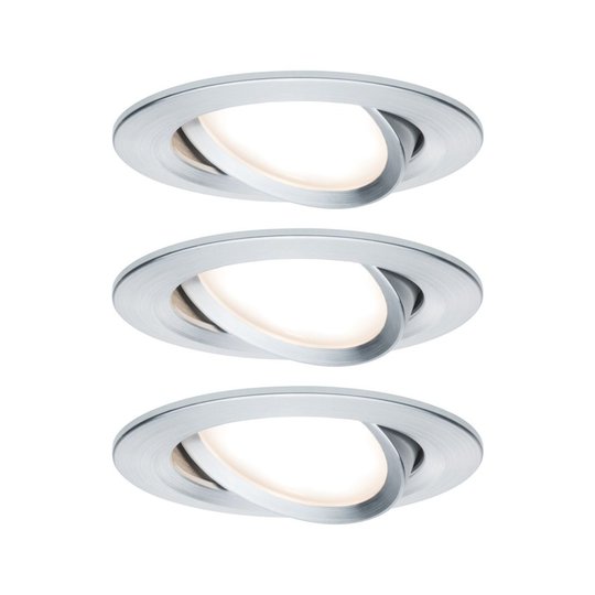 Coin Slim LED 3-pack (Aluminium)