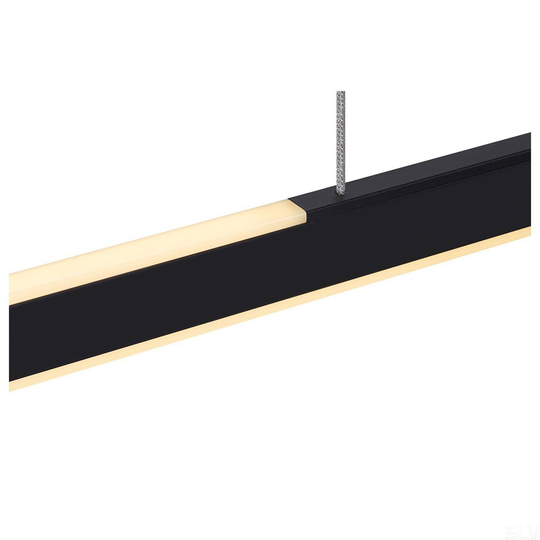 SLV One Linear LED-hänglampa, 104 cm, svart