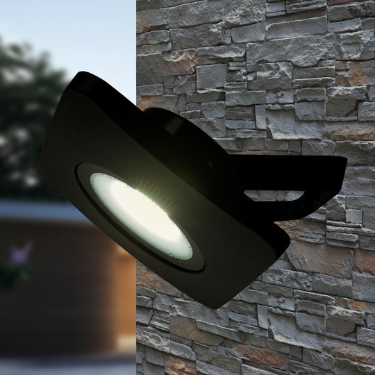 LED-arbetslampa Bolton svart 50 W