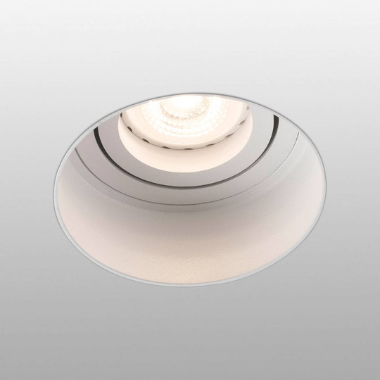 Inbyggnadsspot Hyde 1 lampa rund svängbar hvit