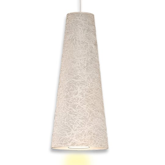 Regina - konisk hänglykta, 40 cm vit
