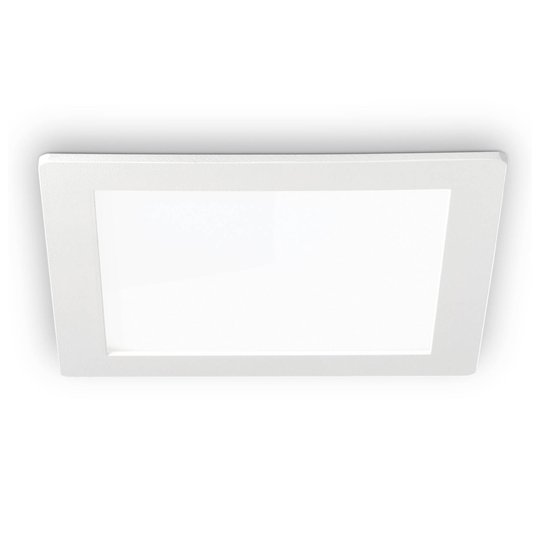 LED-takinbyggnadslampa Groove kvadrat 22,7x22,7 cm