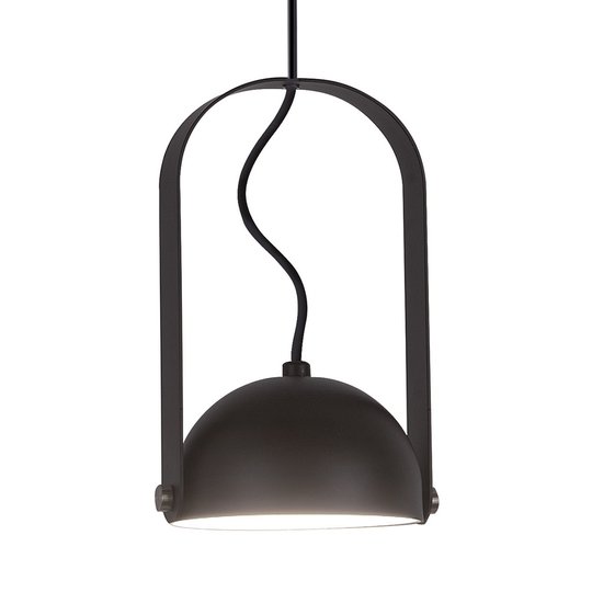 LED-pendellampa Hemi lutbar skärm svart