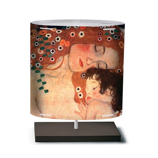 Bordslampa Klimt II med konstmotiv