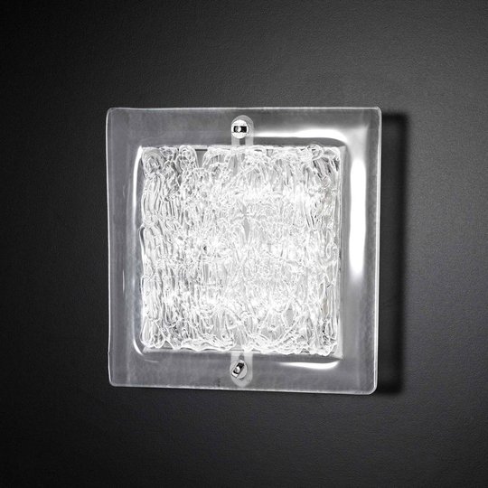 Glasvägglampa Mary 20 x 20 cm