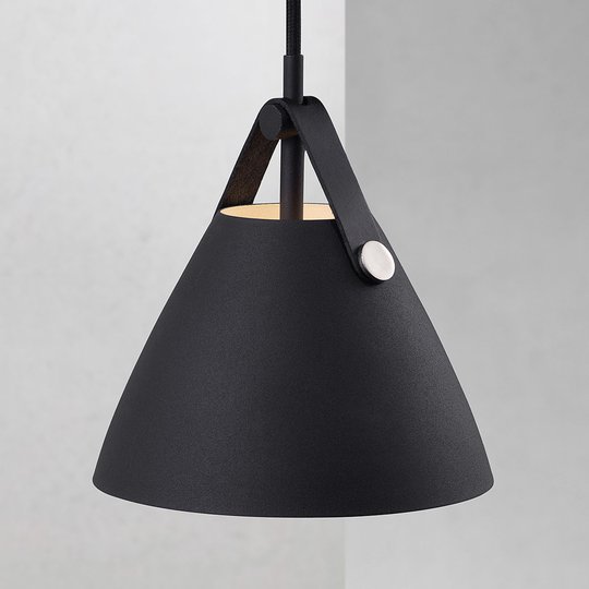 Hänglampa Strap Ø 16,5 cm svart