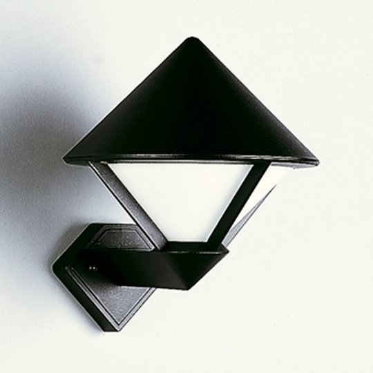 Modern utomhusvägglampa 175, svart