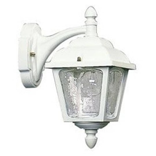 Utomhusvägglampa Landhaus 716, vit