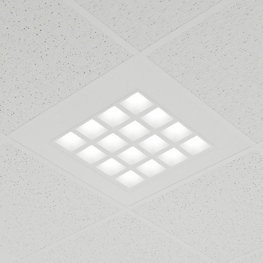 Inbyggd LED-panel Merti, vit, 4 000 K