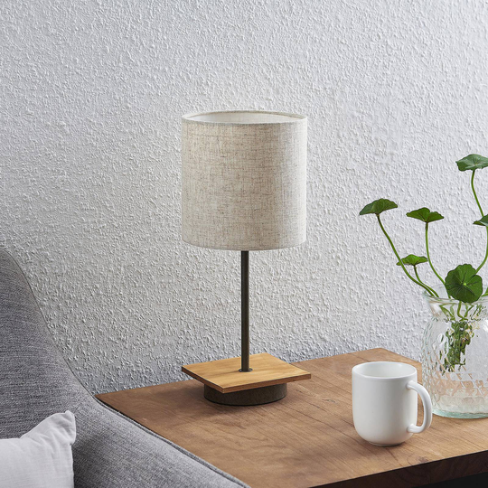 Lindby Danora bordslampa med textilskärm