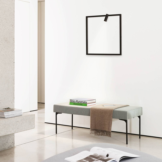 Ideal Lux Syntesi LED-vägglampa kvadrat svart