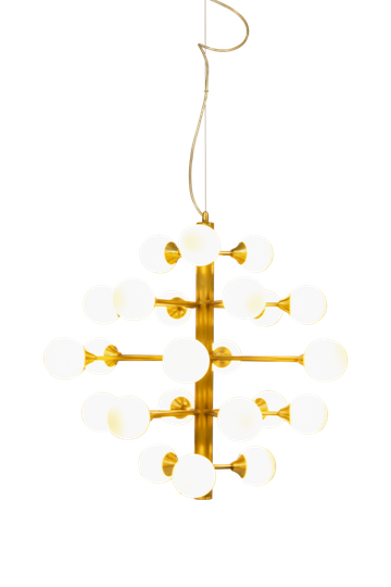 Cosmos taklampa 24-arm (Mässing/guld)