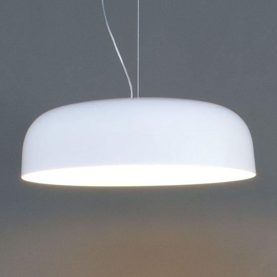 Oluce Canopy - hänglampa, 60 cm, vit