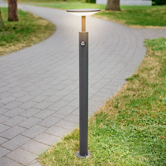 LED-väglampa Fenia med rörelsesensor, 100 cm