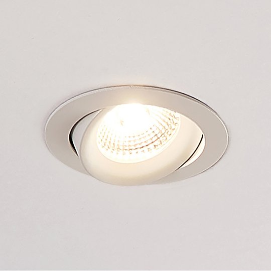 Arcchio Ozias LED-inbyggnadsspot vit 7,7 W