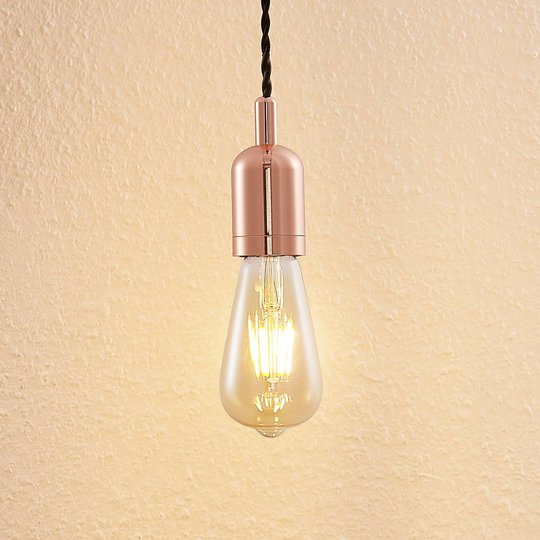 Lindby Vistoso hänglampa koppar blank