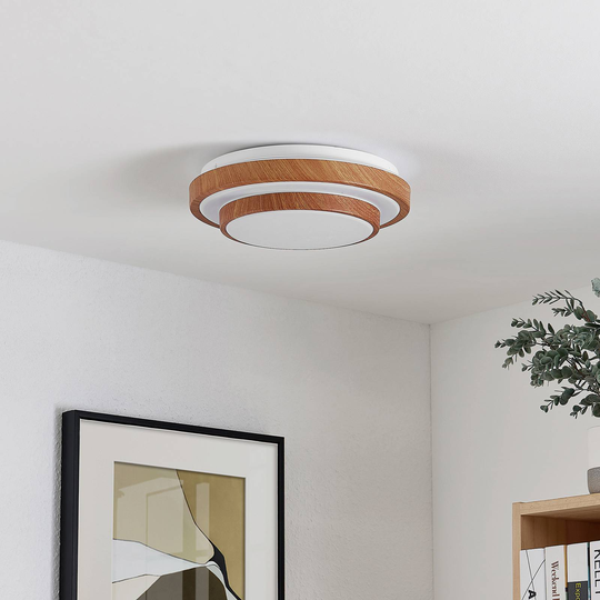 Lindby Vaako LED-taklampa, rund, 29,5 cm