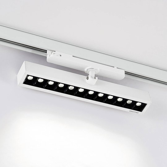 Arcchio Millay LED-skenspotlight vit 4 000 K