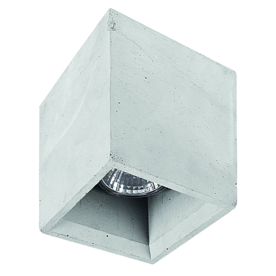 Downlight Bold S av betong 9 x 9 cm