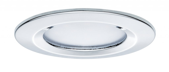 Premium LED Slim Coin Satin dimbar Infälld (Krom)