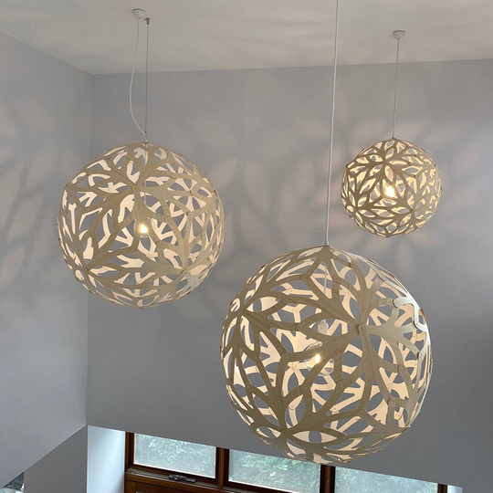david trubridge Floral hänglampa Ø 40 cm natur