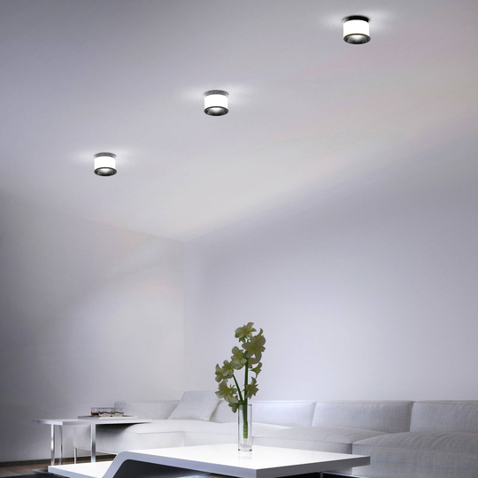 Molto Luce Dark Night taklampa 2 700 K vit/svart