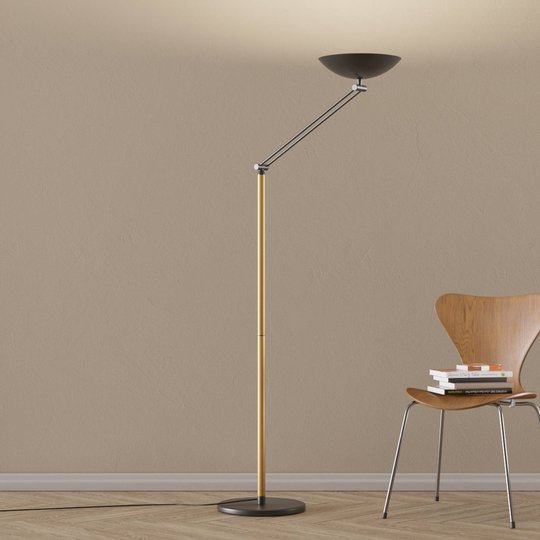 Höjdinställbar - Uplight-taklampa Libert 4 svart