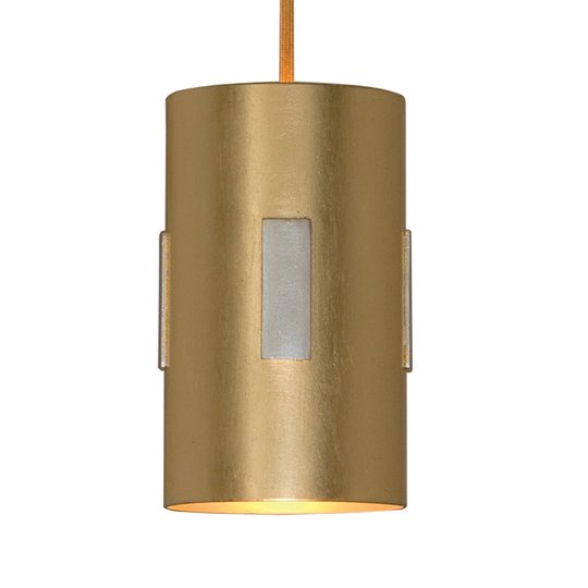 Rätlinjig taklampa SOLO guld