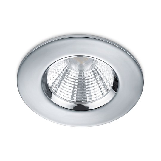 Kromfärgad LED-inbyggnadsspot Zagros, IP65