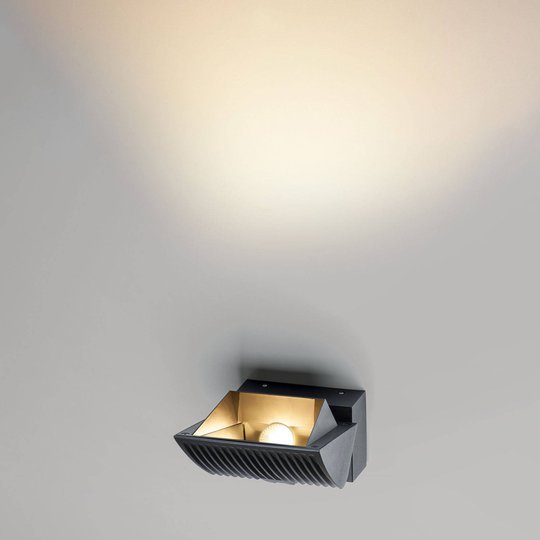 SLV Merado Flood LED-vägglampa 4 000 K svart