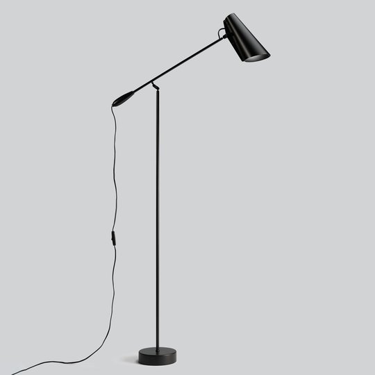 Northern Birdy - golvlampa i svart