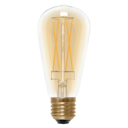 SEGULA LED-rustiklampa Long Style E27 6W guld