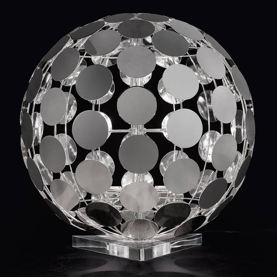 Bordslampa Sfera, 60 cm, med svart fot
