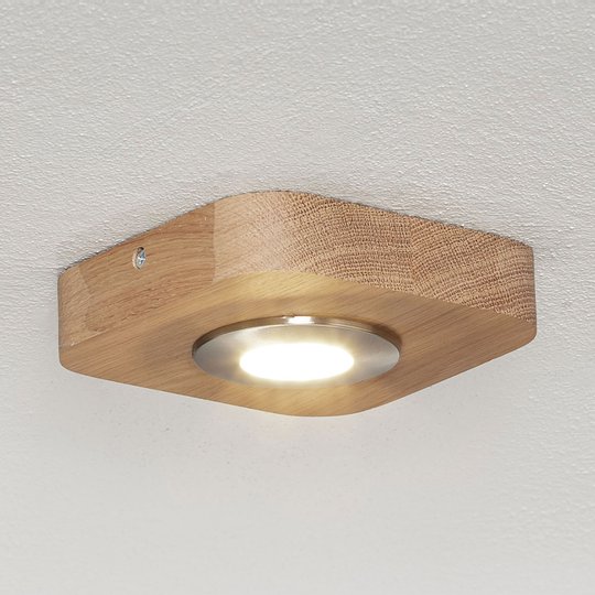 Varmvitt lysande LED-taklampa Sunniva