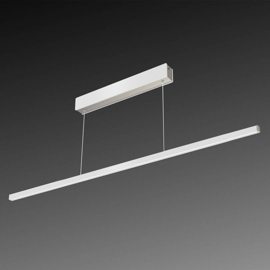 LED-hänglampa Orix, vit, 120 cm lång