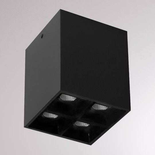 LOUM Liro LED-takspotlight svart 34° 3 000 K