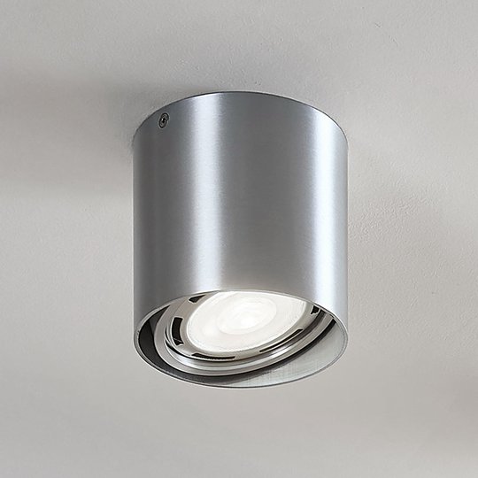 LED-downlight Rosalie 1 lampa rund alu