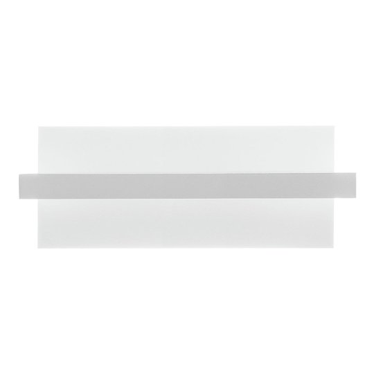 LED-vägglampa Tablet W1, bredd 24 cm, vit