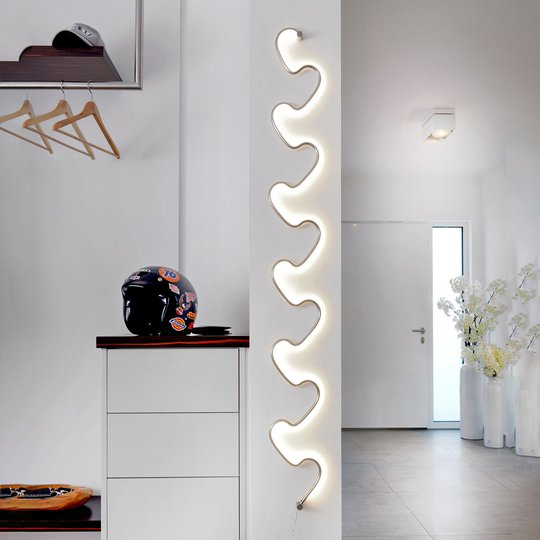 LED-vägglampa Step med kontakt