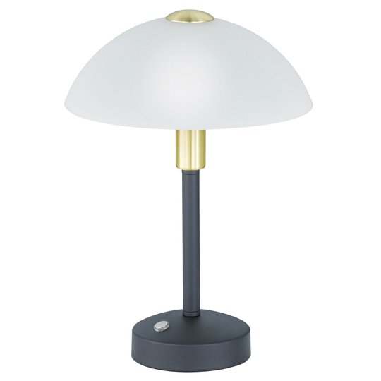 4-stegs dimbar LED-bordslampa Donna, svart